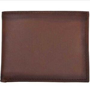 Wallet 3D Belt Co Brown Distressed Leather Flip-fold Wallet. New in Package